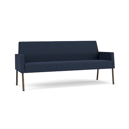 Mystic Lounge Reception Sofa, Bronze, RF Blueberry Upholstery